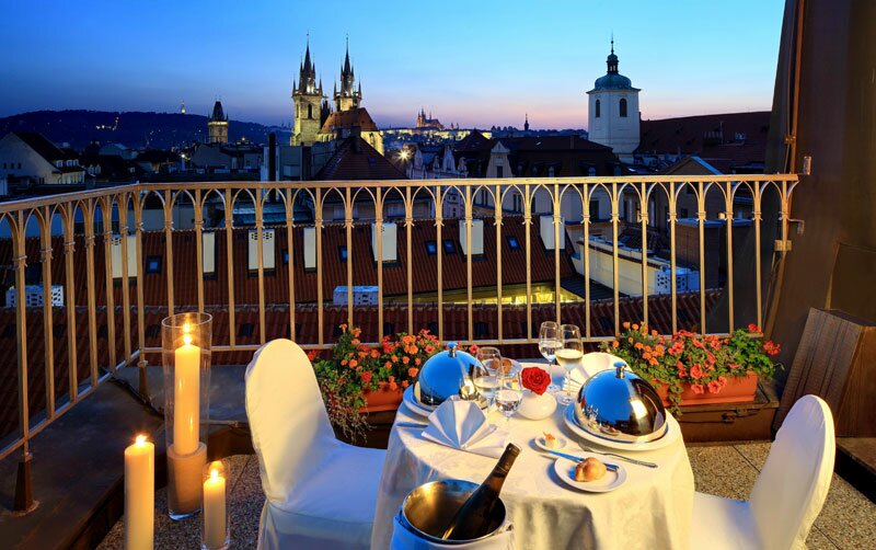 Романтический ужин в Праге
